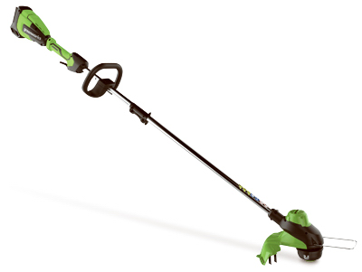 48-volt Cordless String Trimmer, Bump Feed, 13-inch With Battery And Charger