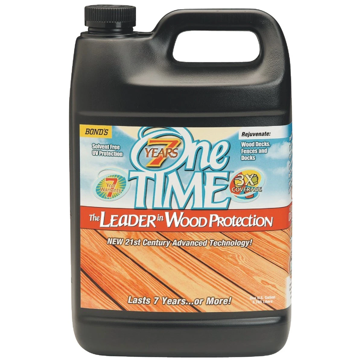 Wood Preservative Stain and Sealer Natural Finish 1 Gallon