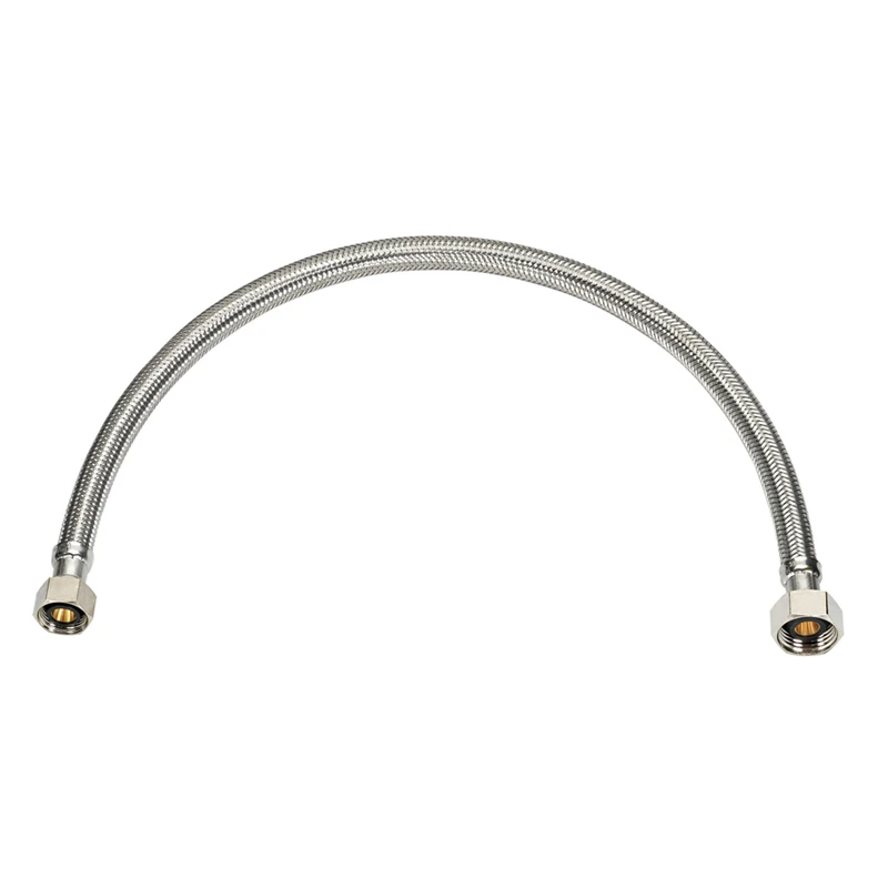 1/2 In. Fip X 1/2 In. D Fip 20 In. Braided Stainless Steel Faucet Supply Line