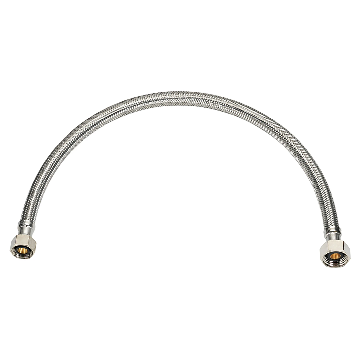 Homewerks 1/2 In. Compression X 1/2 In. Fip 12 In. Braided Stainless Steel Faucet Supply Line