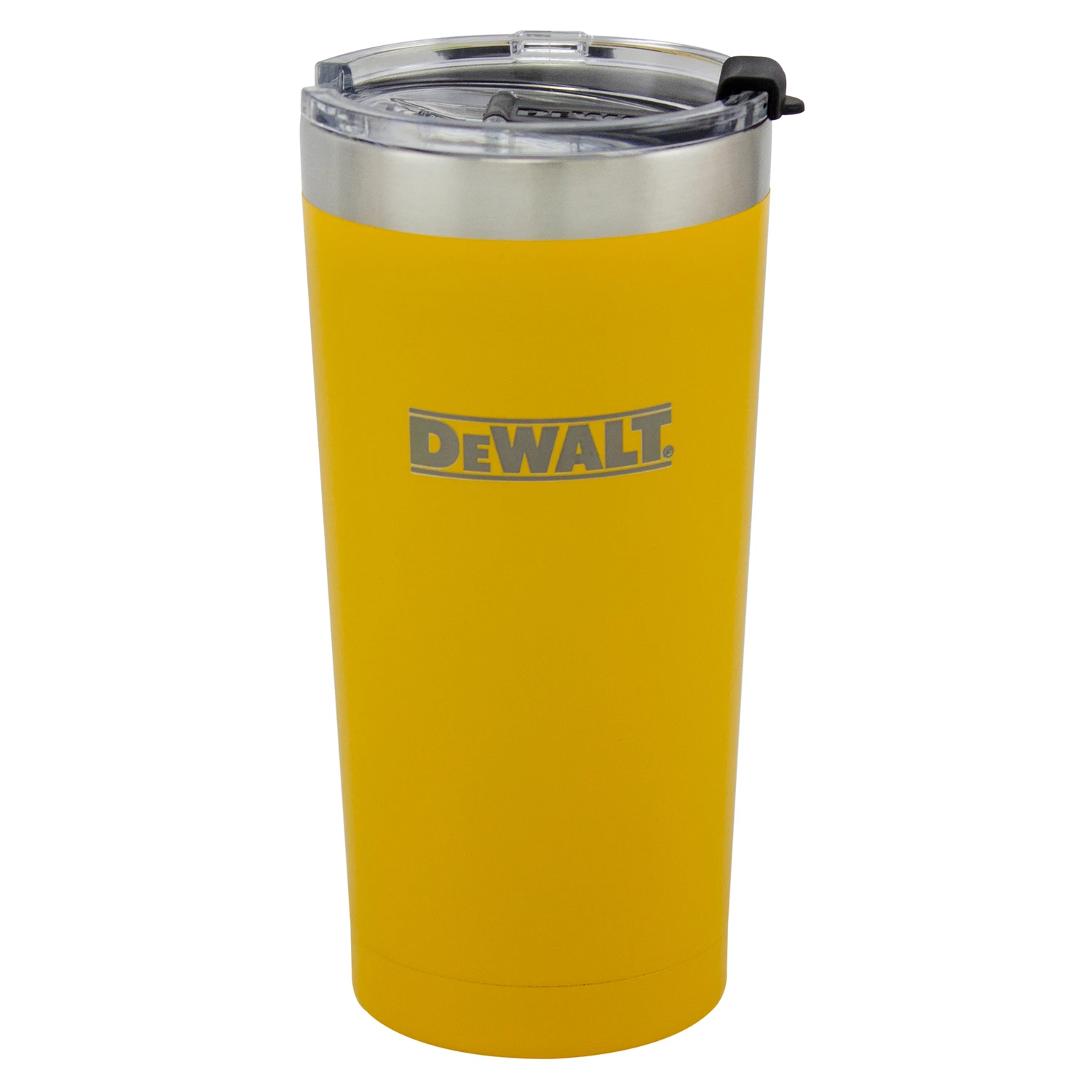 Logo Travel Tumbler Insulated Yellow Stainless Steel 20 Ounce