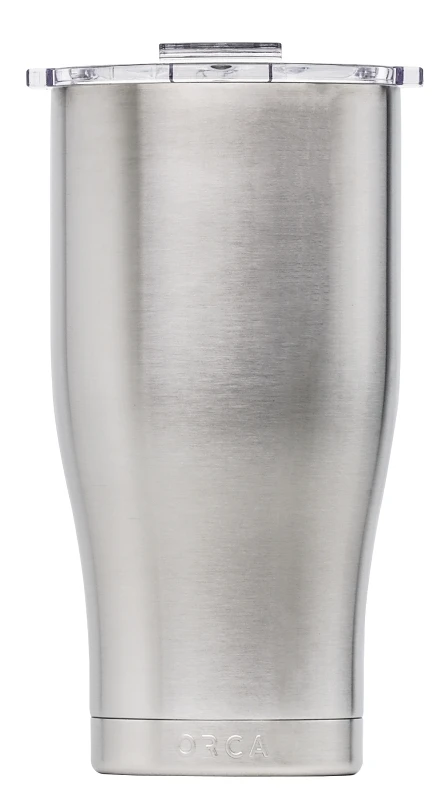 27 Oz. Stainless Steel Insulated Tumbler With Clear Lid