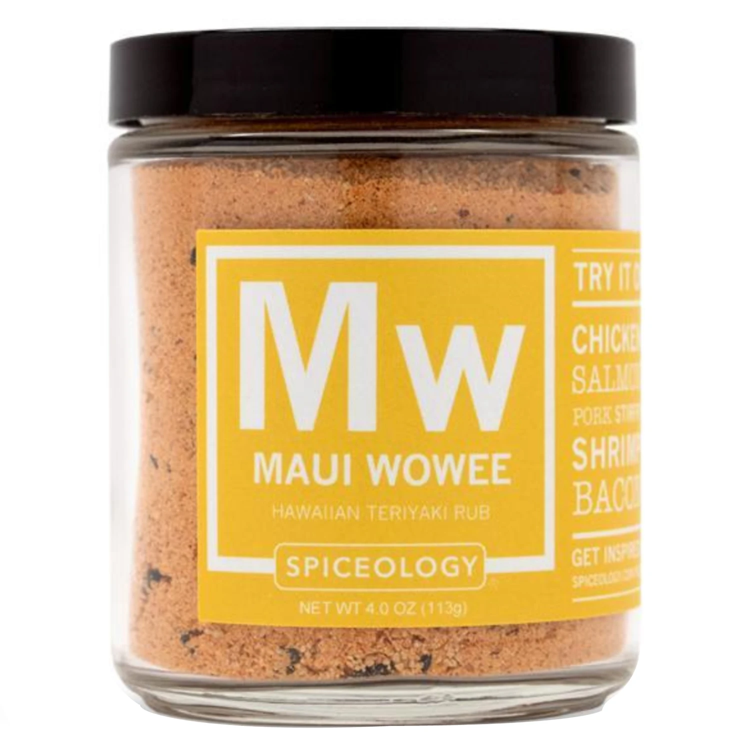 Maui Wowee Hawaiian Teriyaki Seasoning Rub 4 Oz - Sweet & Savory Flavor