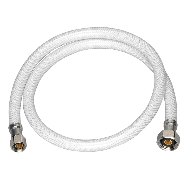 Reinforced Polyvinyl Faucet Connector 3/8 Inch Compression by 1/2 Inch Female Iron Pipe Thread 36 Inch Length