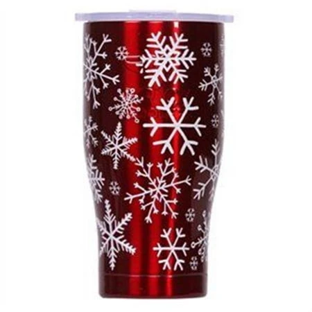 Christmas Edition 27-ounce Chaser Tumbler With Let It Snow Design