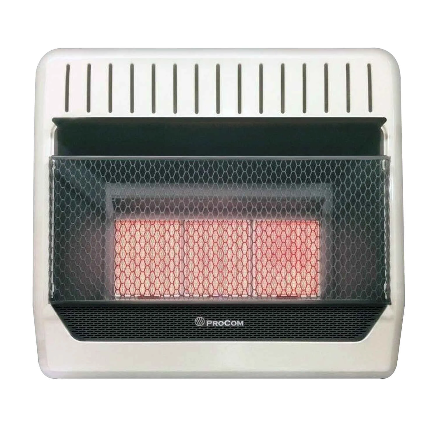Infrared Wall Heater, Dual Fuel, Vent-Free, 28000 British Thermal Units