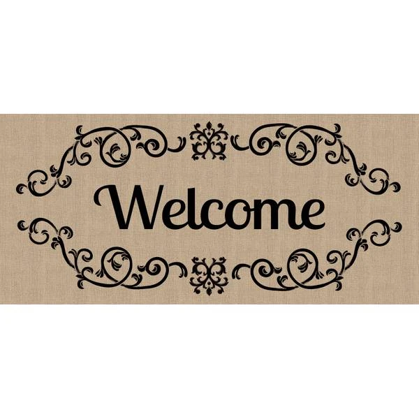 WELCOME SCROLL SASSAFRAS SWITCH MAT