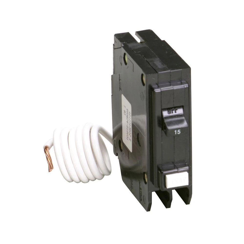 Ground Fault Circuit Breaker, Single Pole, 15 Amp, 120 Volt, Model Gftcb115cs