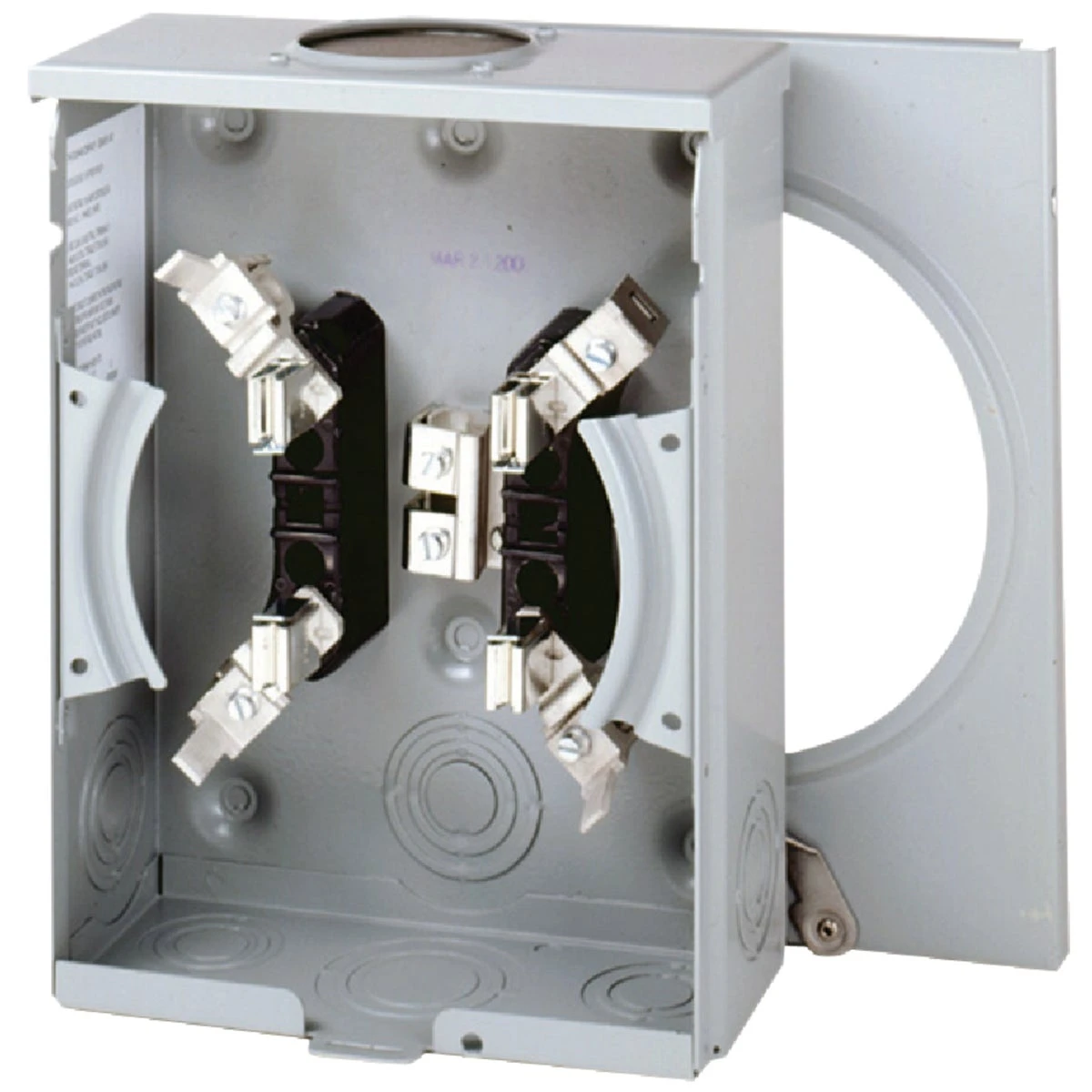 125a 600v 4-jaw 3-wire Outdoor Meter Socket With Horn Bypass