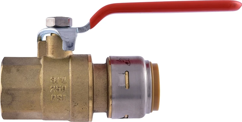 Lead Free Ball Valve, 3/4 X 3/4 In. Fnpt, Dzr Brass