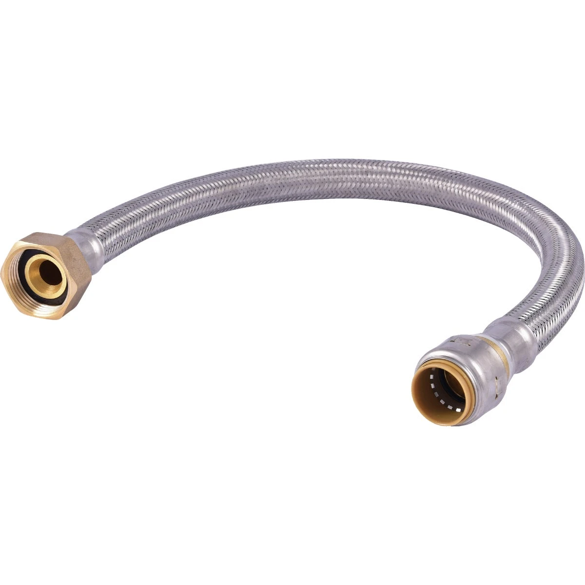 3/4 In. X 1 In. X 24 In. L Stainless Steel Water Softener Connector