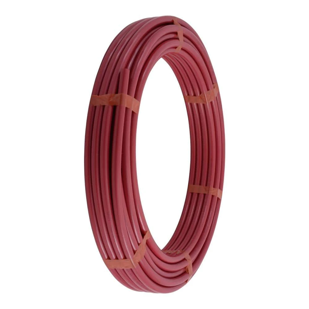 PEXA Flexible Tubing Pipe Red One Half Inch by One Hundred Feet