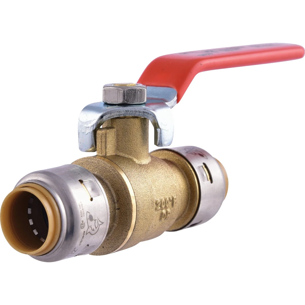 1/2 In. Lead-free Brass Push-fit Ball Valve Ur22222a