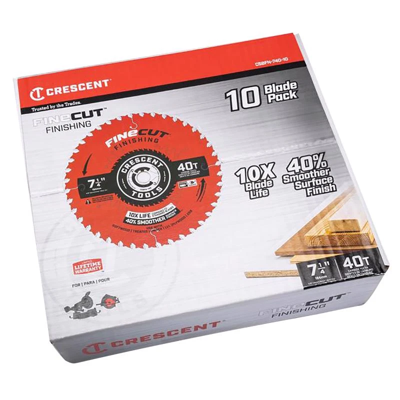 FineCut Finishing Circular Saw Blade, 40-Tooth x 7-1/4 In.