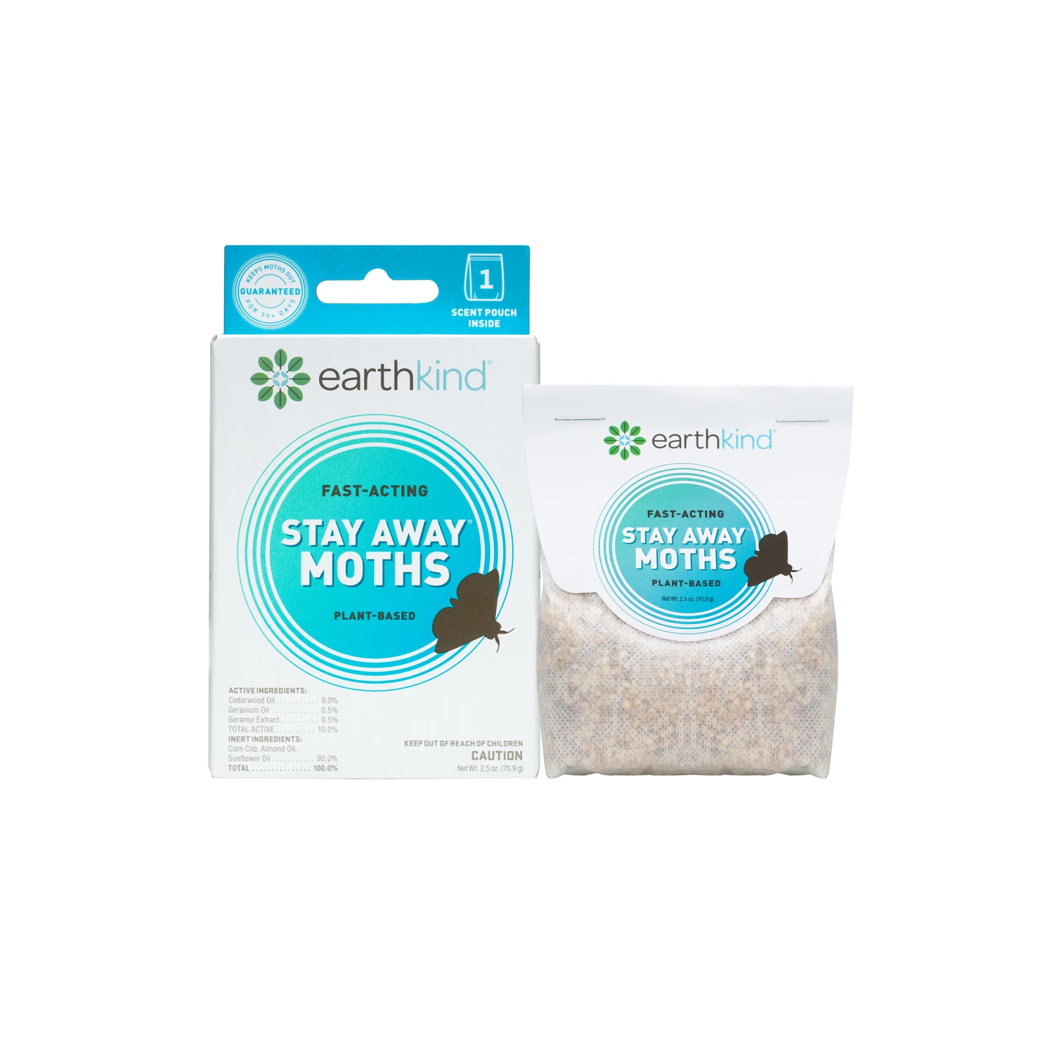 Earthkind Stay Away 30 To 60-day Natural Moth Repellent Refill Pouch 2.5 Oz