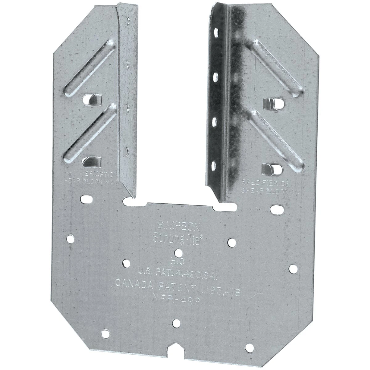 H10az Z-max Hurricane Tie, 18-gauge Galvanized Steel