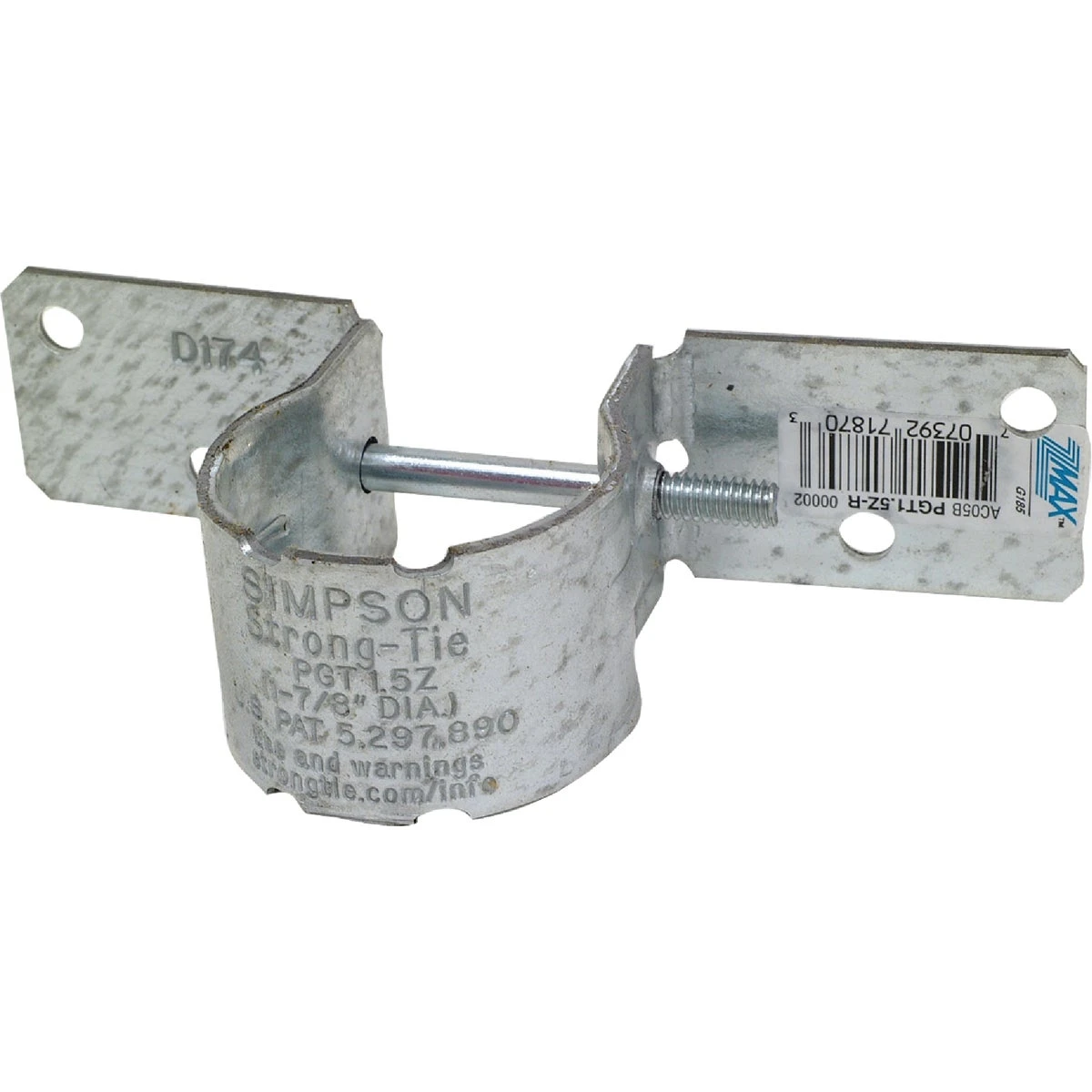 1-7/8 In. O.d. 12 Ga. Pipe Grip Tie For Fencing