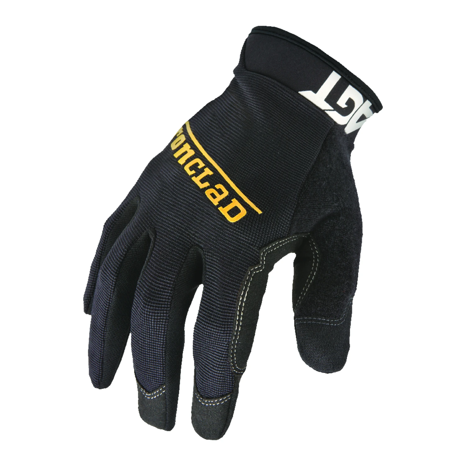 Men's Work Gloves Black Xl Synthetic Leather 1 Pair