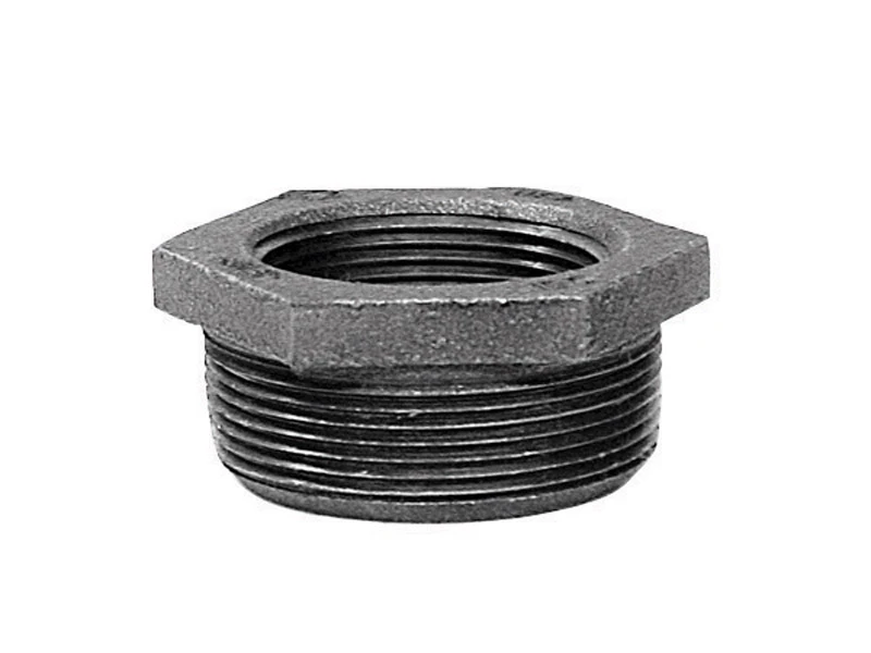 2 In. Mpt X 1/2 In. Fpt Galvanized Malleable Iron Hex Bushing