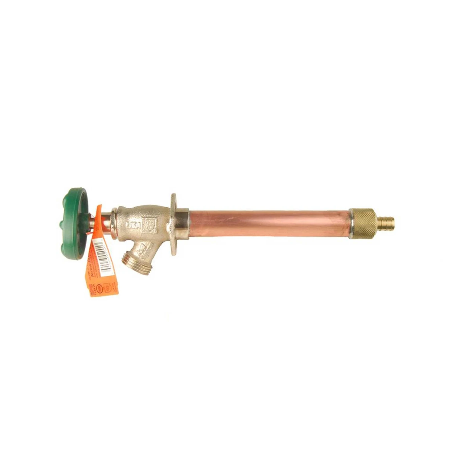 Brass 1/2 In. Pex Hose Anti-siphon Wall Hydrant With Vacuum Breaker