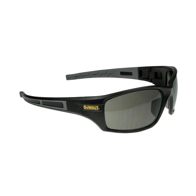 Auger Protective Safety Glasses with Black Frame and Smoke Lens