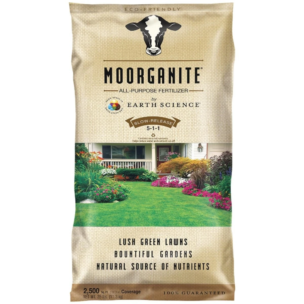 25 Lb. Natural Lawn & Garden Fertilizer, Covers 2500 Sq. Ft.