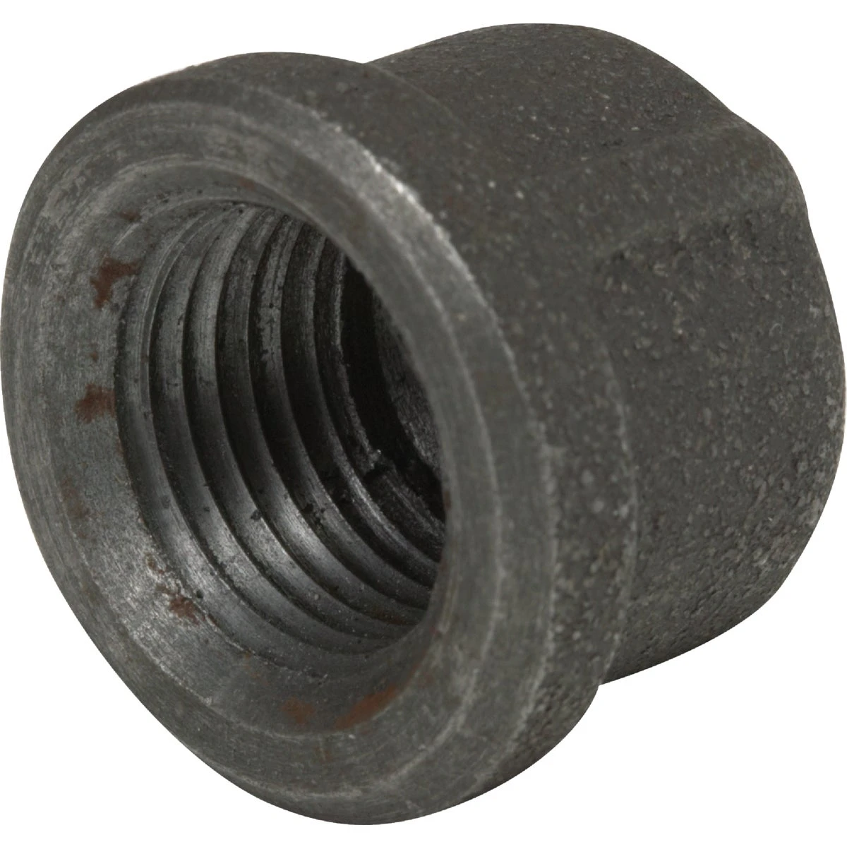 1-1/4 In. Malleable Black Iron Cap - Durable Pipe Fitting