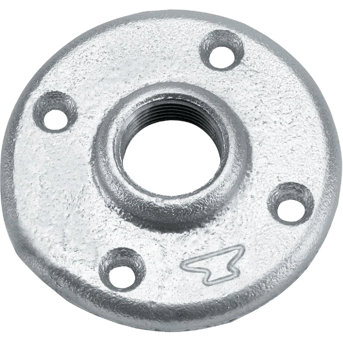3/4 In. Malleable Iron Galvanized Floor Flange - Durable Pipe Fitting