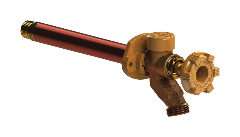 Model 17 1/2 In. Swt X 1/2 In. Mip X 3/4 In. Mht X 8 In. Brass Anti-siphon Wall Hydrant