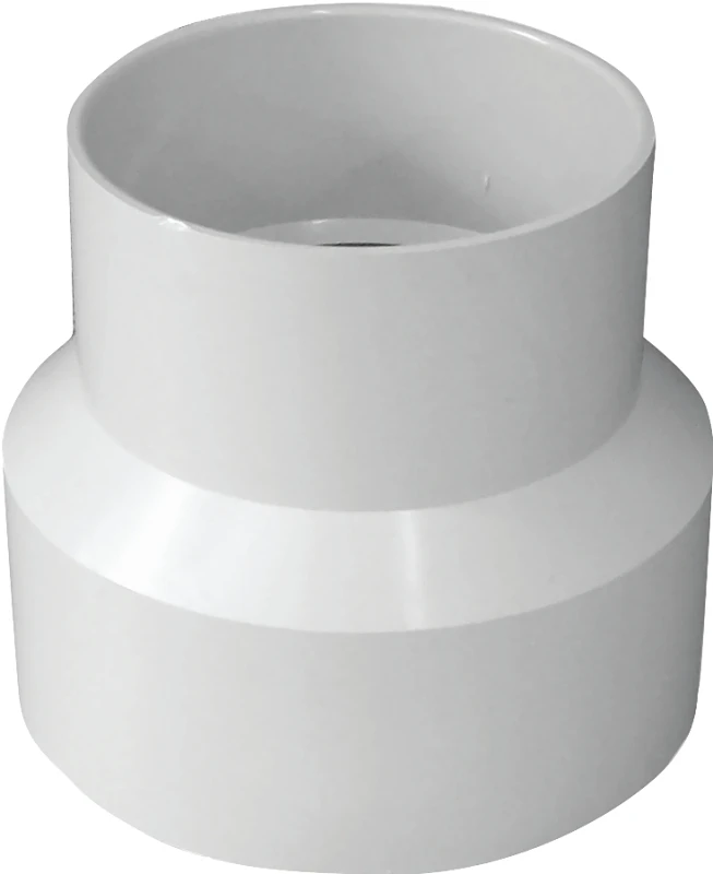 PVC Pipe Sewer Drain Reducing Coupling, 4 x 3 In.