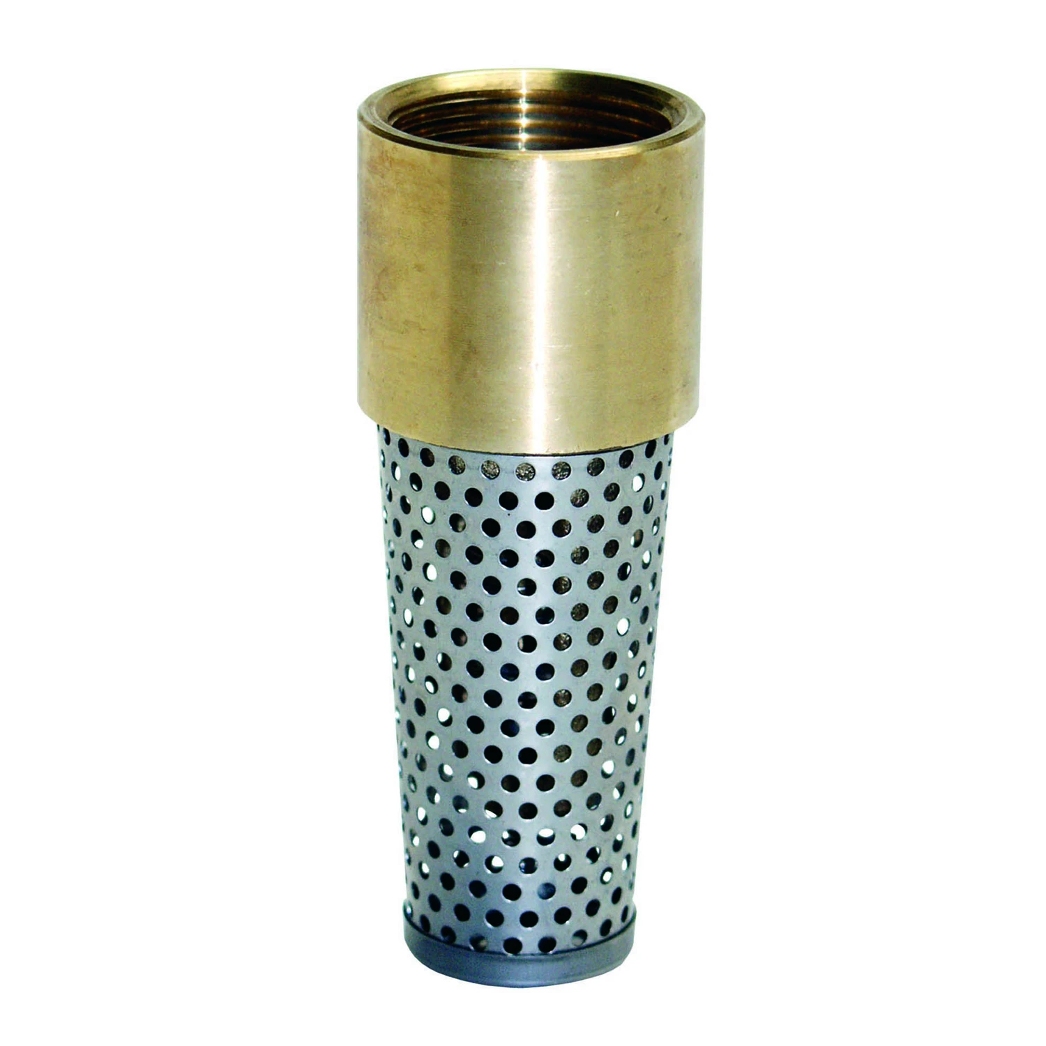 Brass 3/4 In. Foot Valve With Spring-loaded Poppet And Strainer