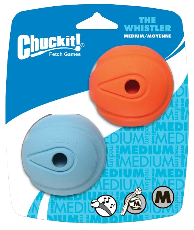 Whistler Ball Dog Toy, Medium