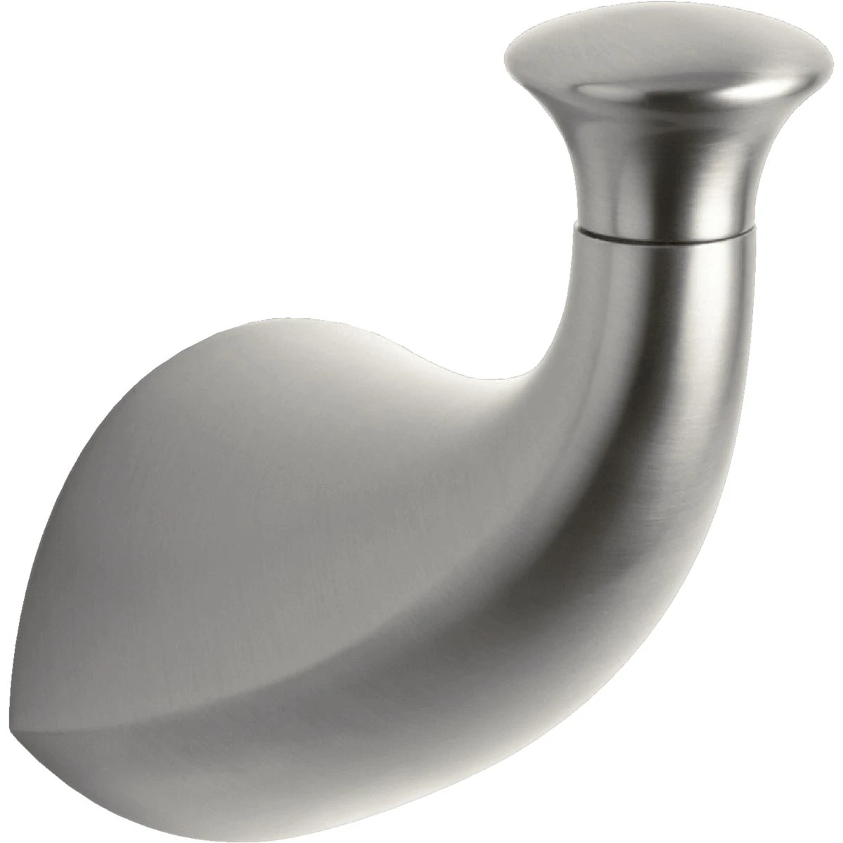 Mistos Robe Hook In Vibrant Brushed Nickel Finish - Premium Metal Construction