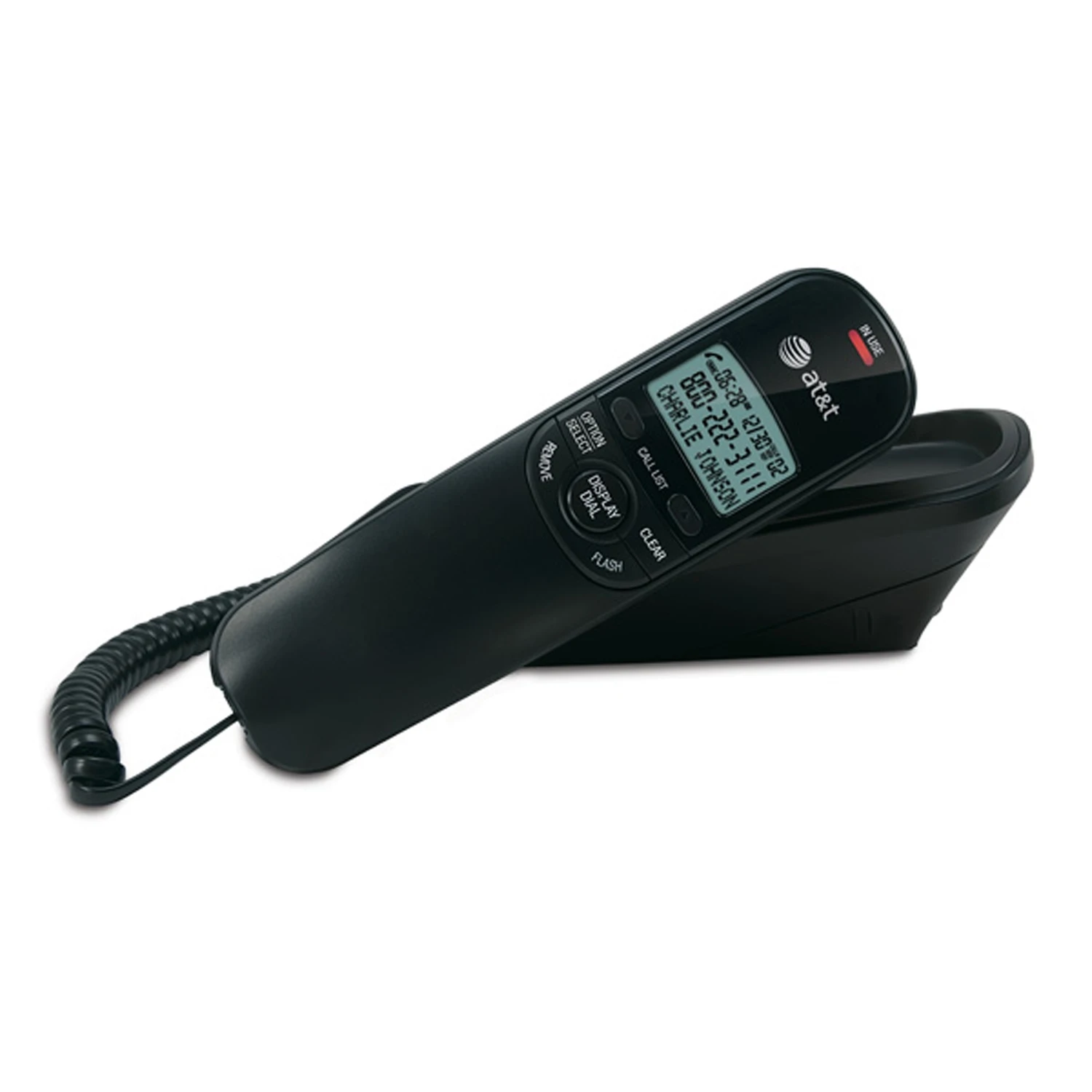 Tr1909black Corded Analog Telephone With Caller Id And Call Waiting
