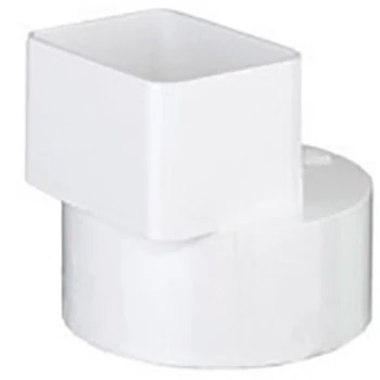 Pvc Offset Downspout Adapter, 3 X 4 X 4 Inches For Seamless Drainage