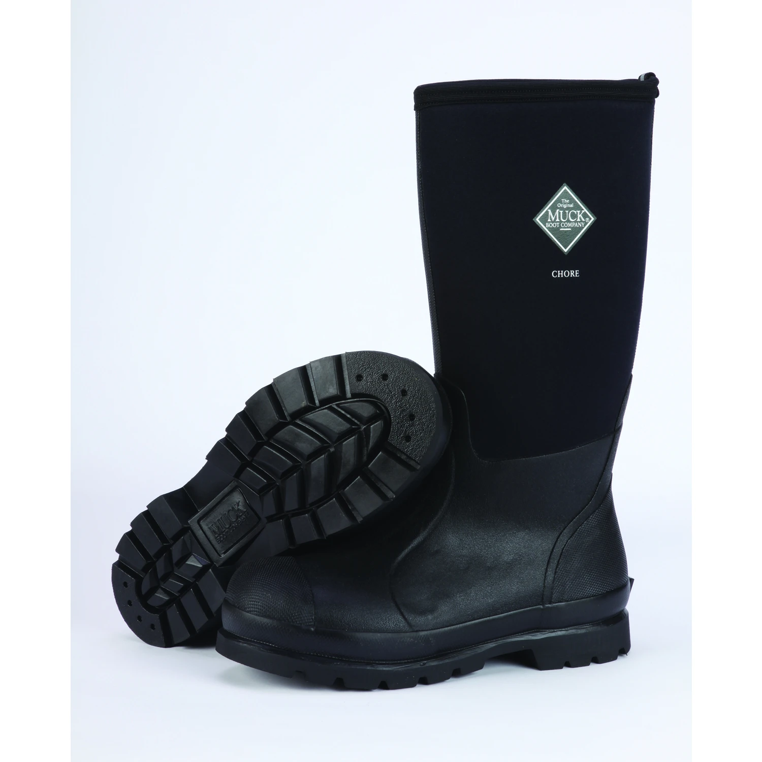 Muck Chore Classic Hi Men's Size 8 Black Rubber Work Boot