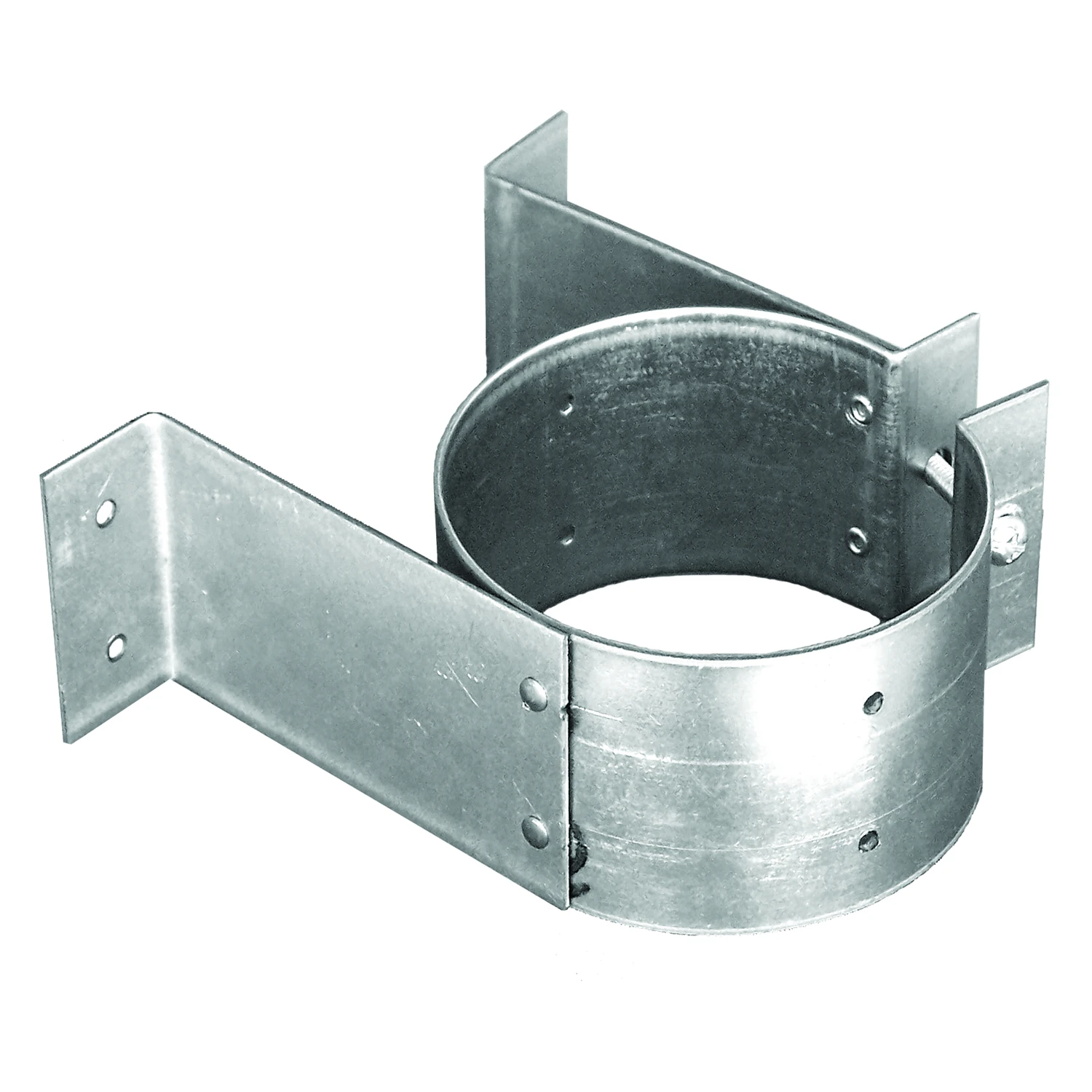 4 In. Steel Pellet Vent Wall Strap - Model 4pvl-ws1r