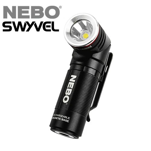 Swyvel Rechargeable Flashlight, 1,000 Lumens, 5 Light Modes, 90 Degree Swivel Head