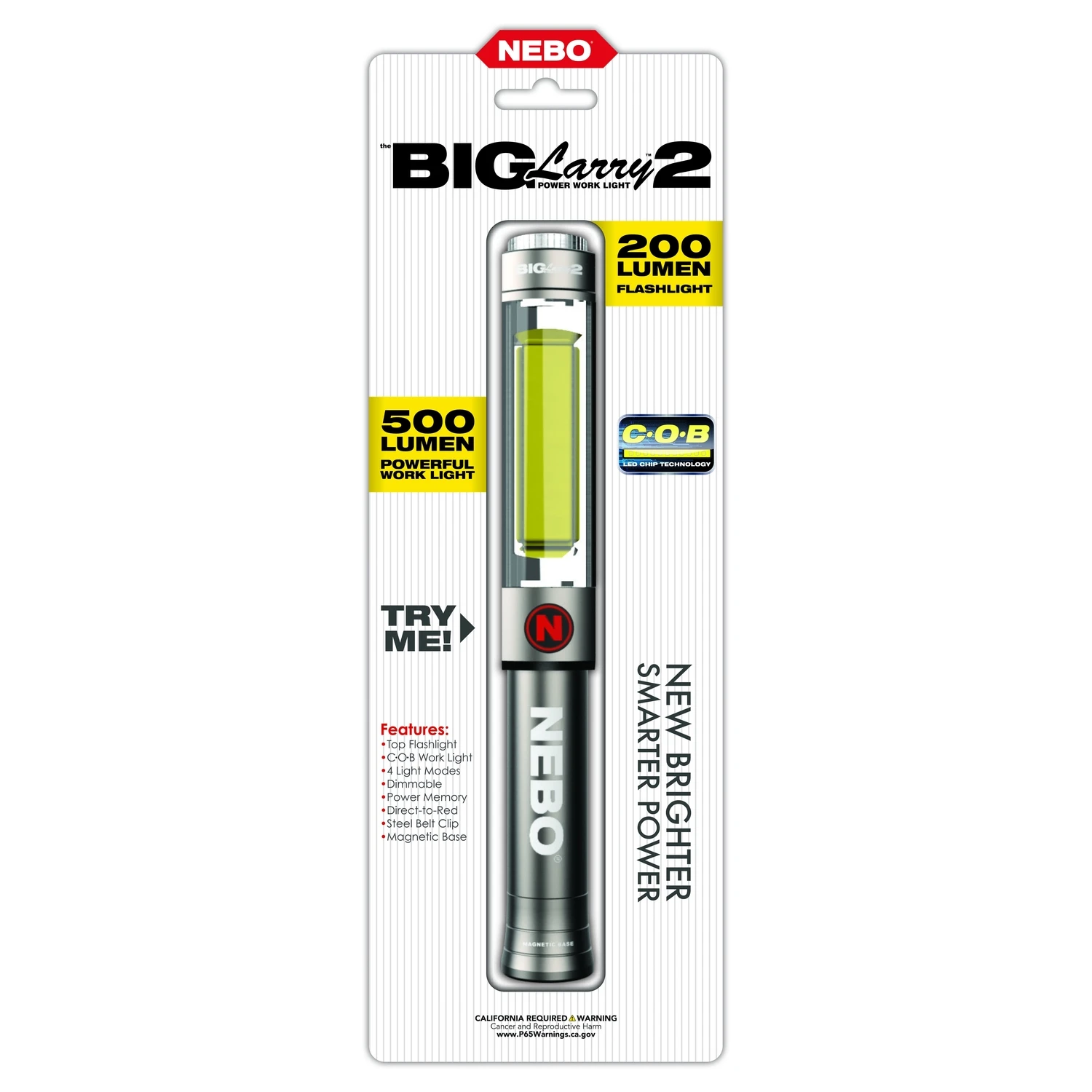 Big Larry 2 Chip On Board Flashlight and Worklight Combination