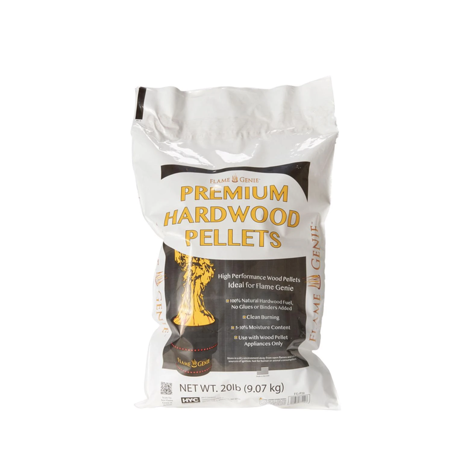 Premium Blend Wood Pellet Fuel 20 Lb - Clean Burning, Allergy-free