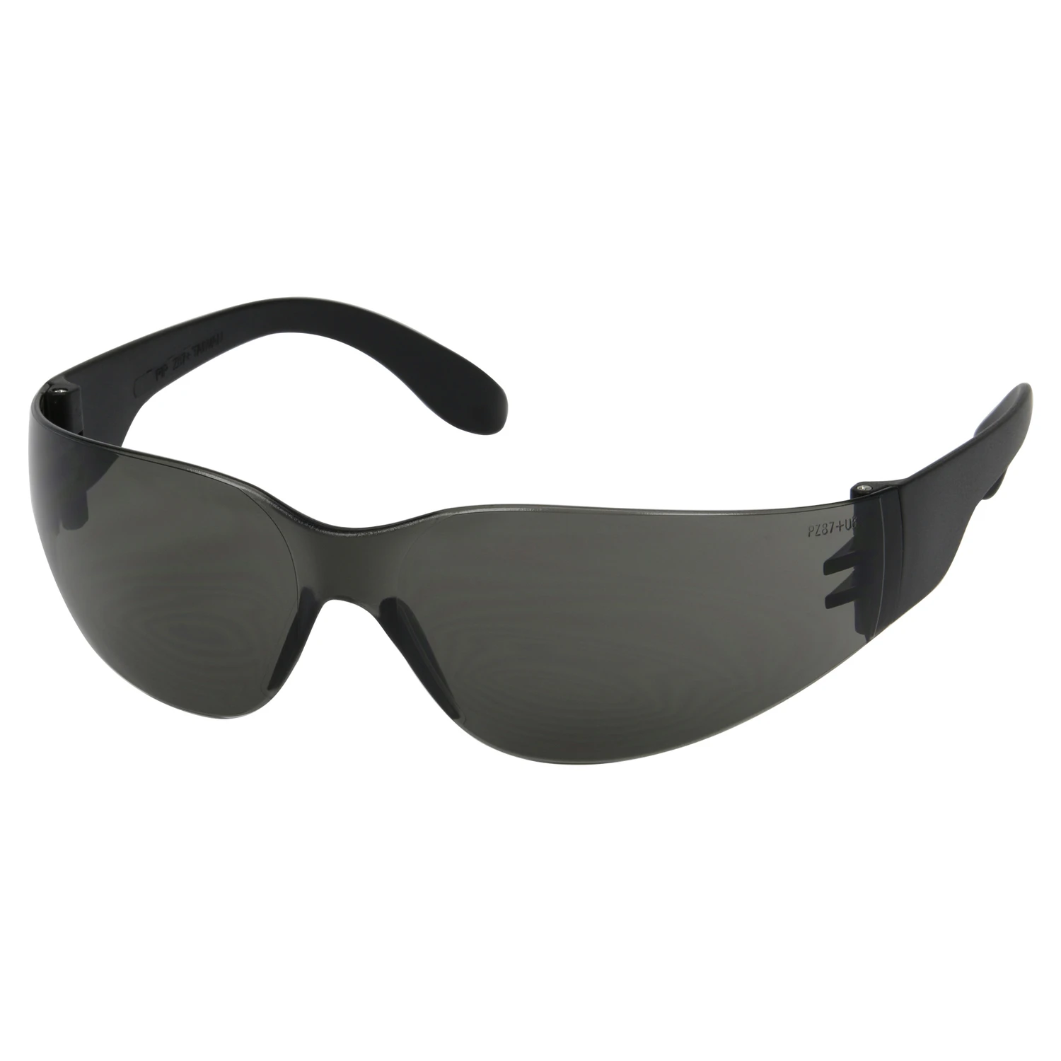 Safety Works Close Fitting Black Frame Safety Glasses with Anti-Fog Gray Lenses
