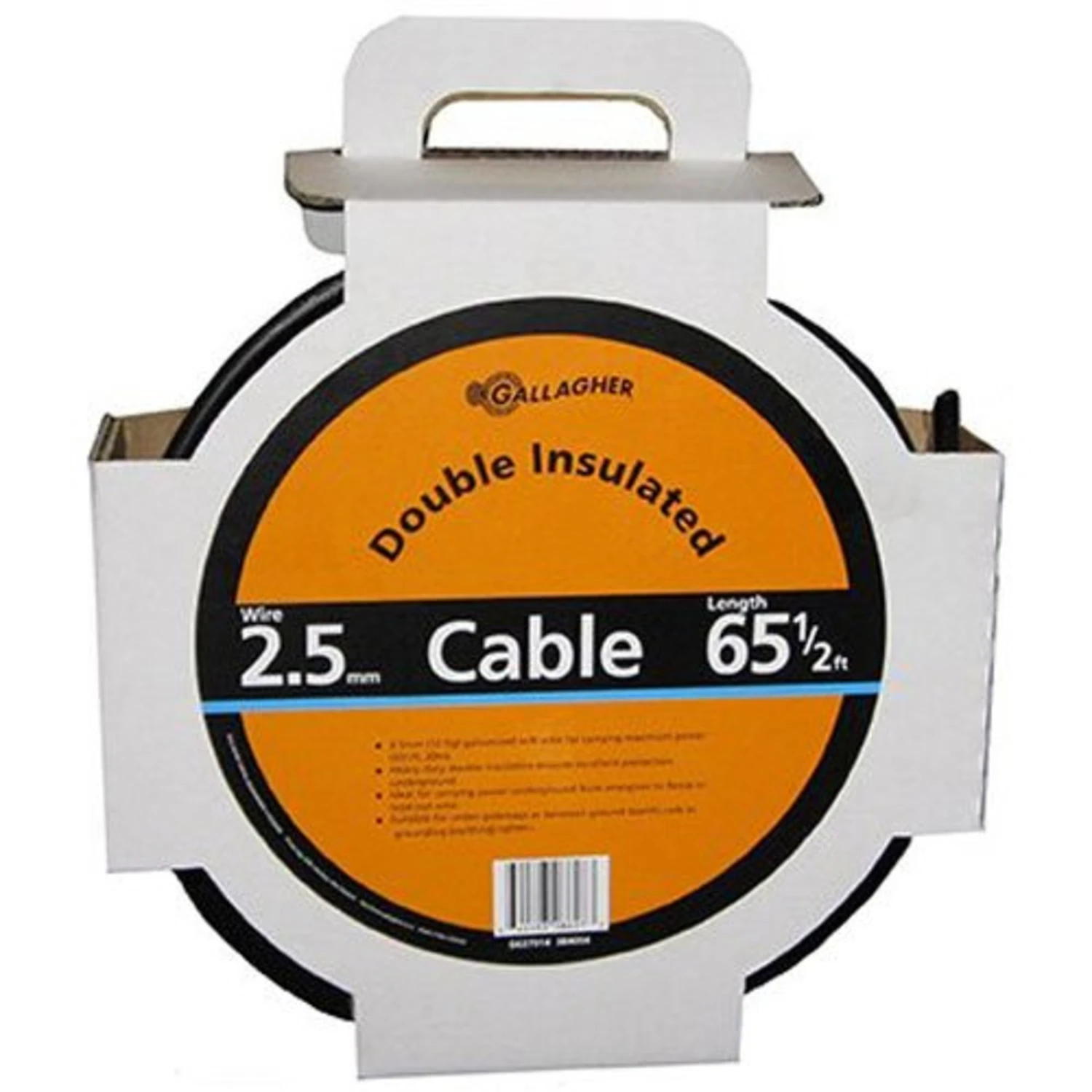 Gallagher Double Insulated Underground Cable Black Gallagher Double Insulated Underground Cable Black