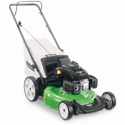 3-in-1 Gas Lawn Mower with 140 Cubic Centimeter Briggs and Stratton Engine and 21-Inch Steel Cutting Deck