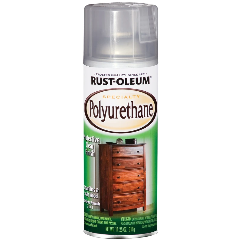 Specialty Gloss Clear Water-based Polyurethane Spray 11.25 Oz - Indoor Use