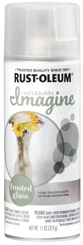 11 Oz. Frosted Glass Craft Spray Paint 354049 - Pack Of 4