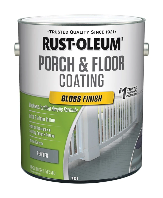 Porch and Floor Urethane Finish Pewter Gloss 1 Gallon