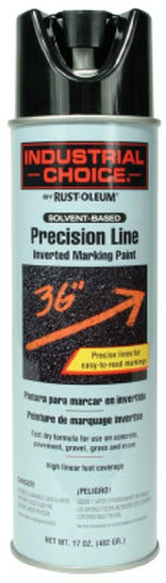 Rust-Oleum Industrial Choice Black Inverted Marking Paint 17 oz