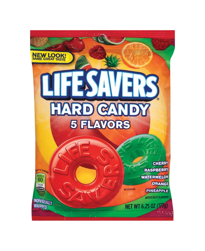 Assorted Hard Candy 6.25 Oz - Five Flavor Variety