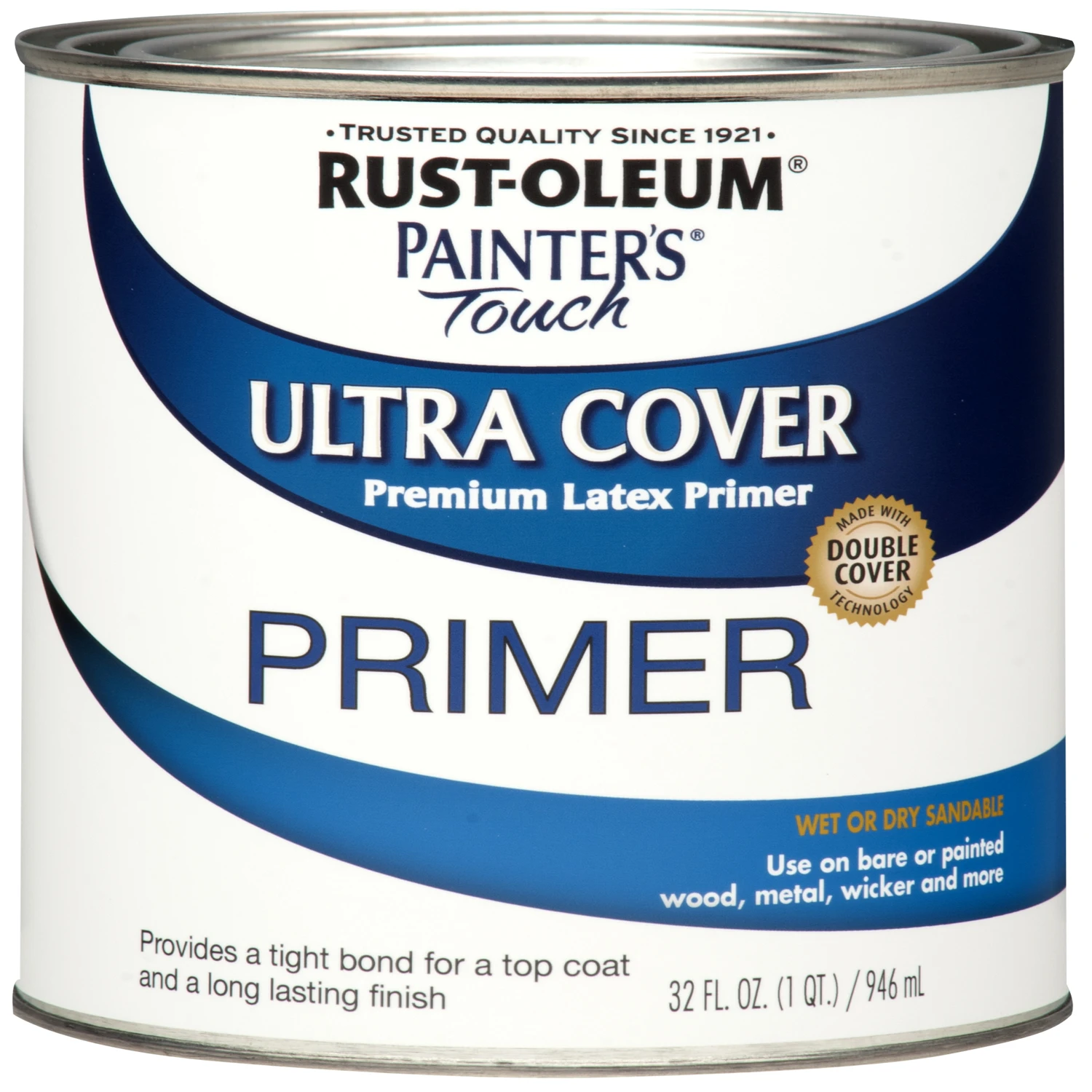 Painters' Touch Ultra Cover White Primer 1 Quart For All Surfaces