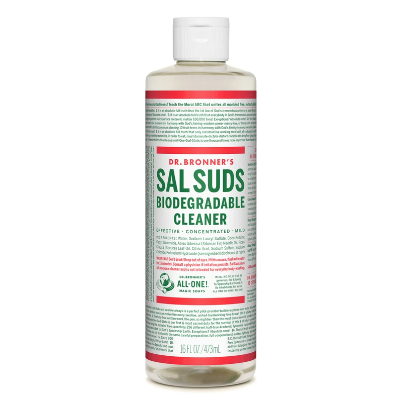 Sal Suds Pine Scent Concentrated Organic All Purpose Cleaner Liquid 16 Oz